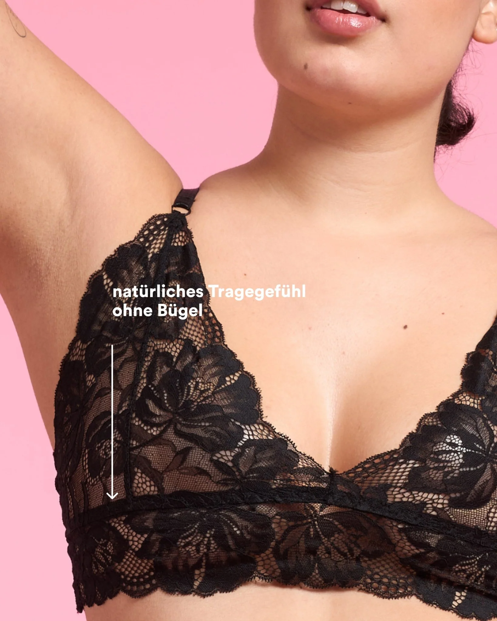 Set: Luxury Lace Bralette & Slip – Extra Strong - Image 7