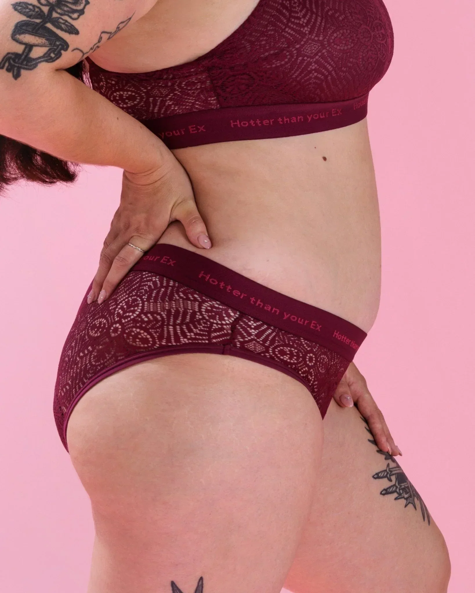 Set: Nïpples Bralette Lace & Slip – Extra Strong - Image 4